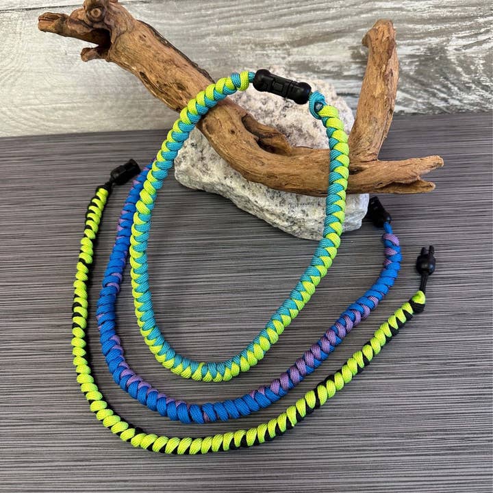Natalia - Wholesale Woven Necklace - Paracord Twisted Braid Necklace for Teens- PC2