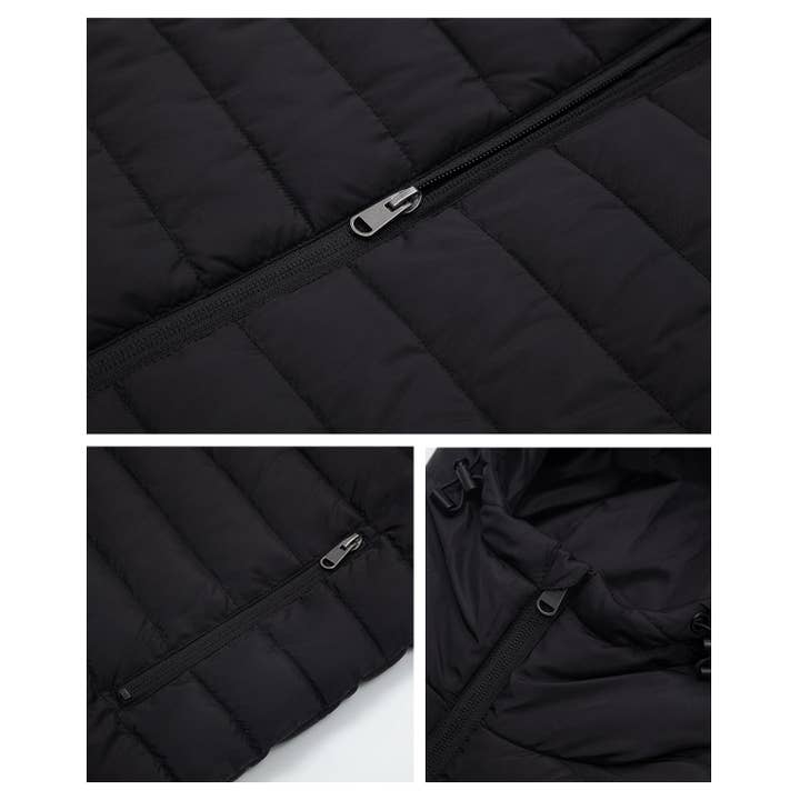 Rokka & Rolla - Wholesale Puffer Jacket - Men's - Men's Midweight Puffer Jacket Hooded Coat10