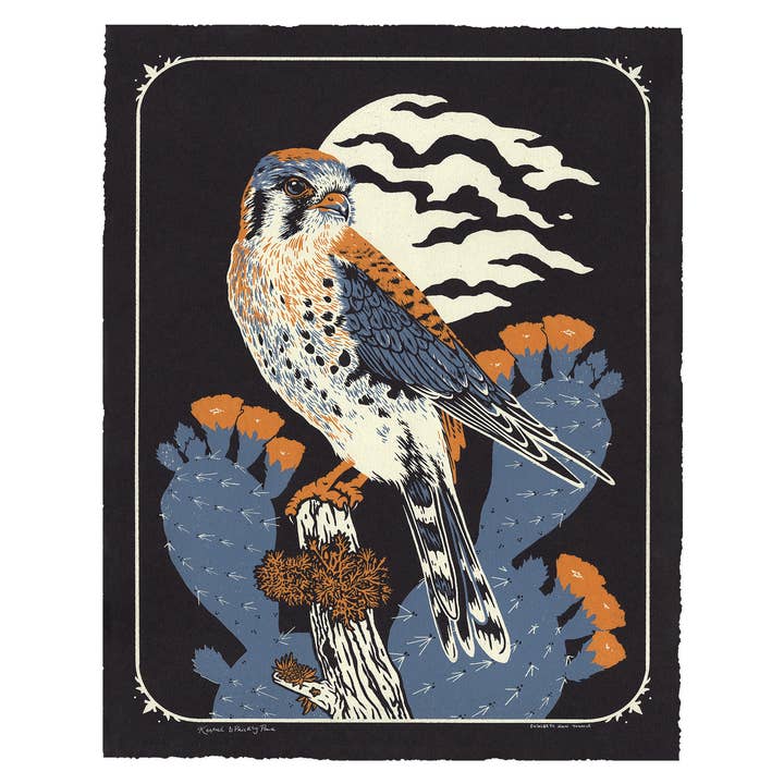 Mustard Beetle - Wholesale Art Print - Kestrel & Prickly Pear 11x14" Giclee Print3