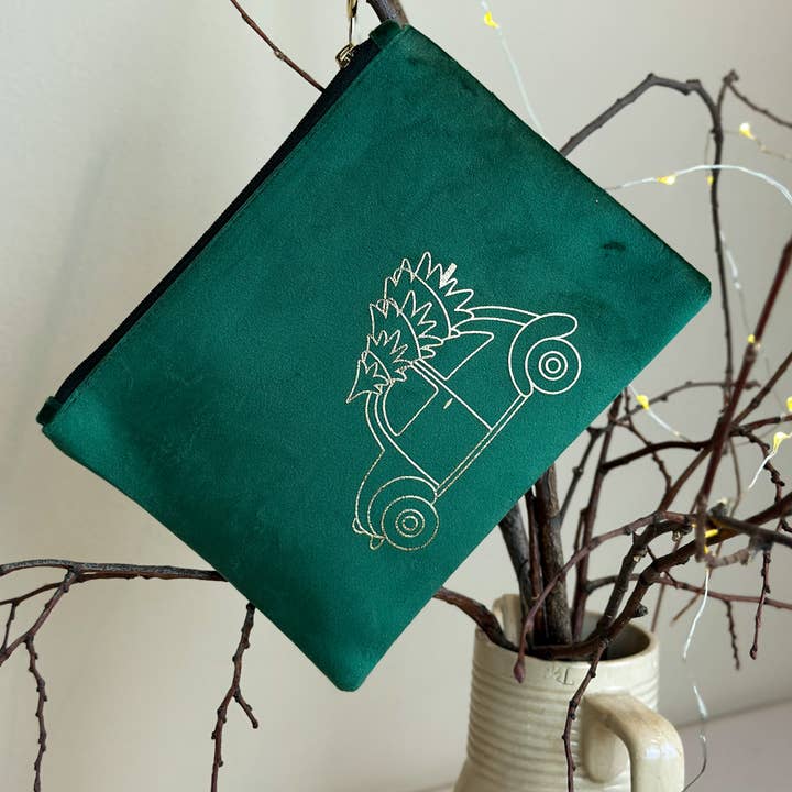 Herzilein-Wien GmbH - Venta al por mayor Bolsa para maquillaje - Bolsa de Navidad de Terciopelo para Coche - Neceser de Mujer3