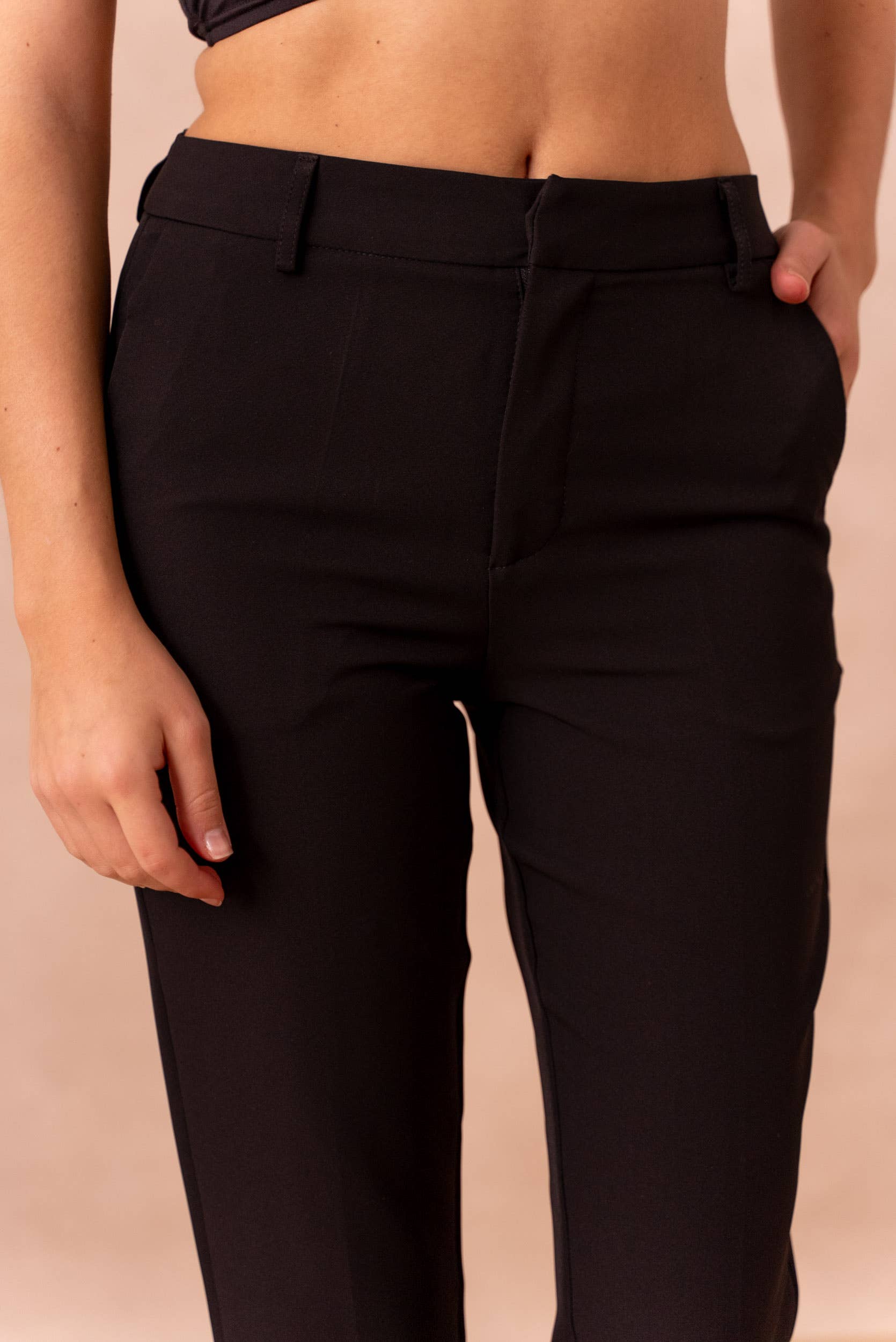 Attentif Paris – wholesale Pants – Women's – [Timeless] High-waisted cigarette pants91