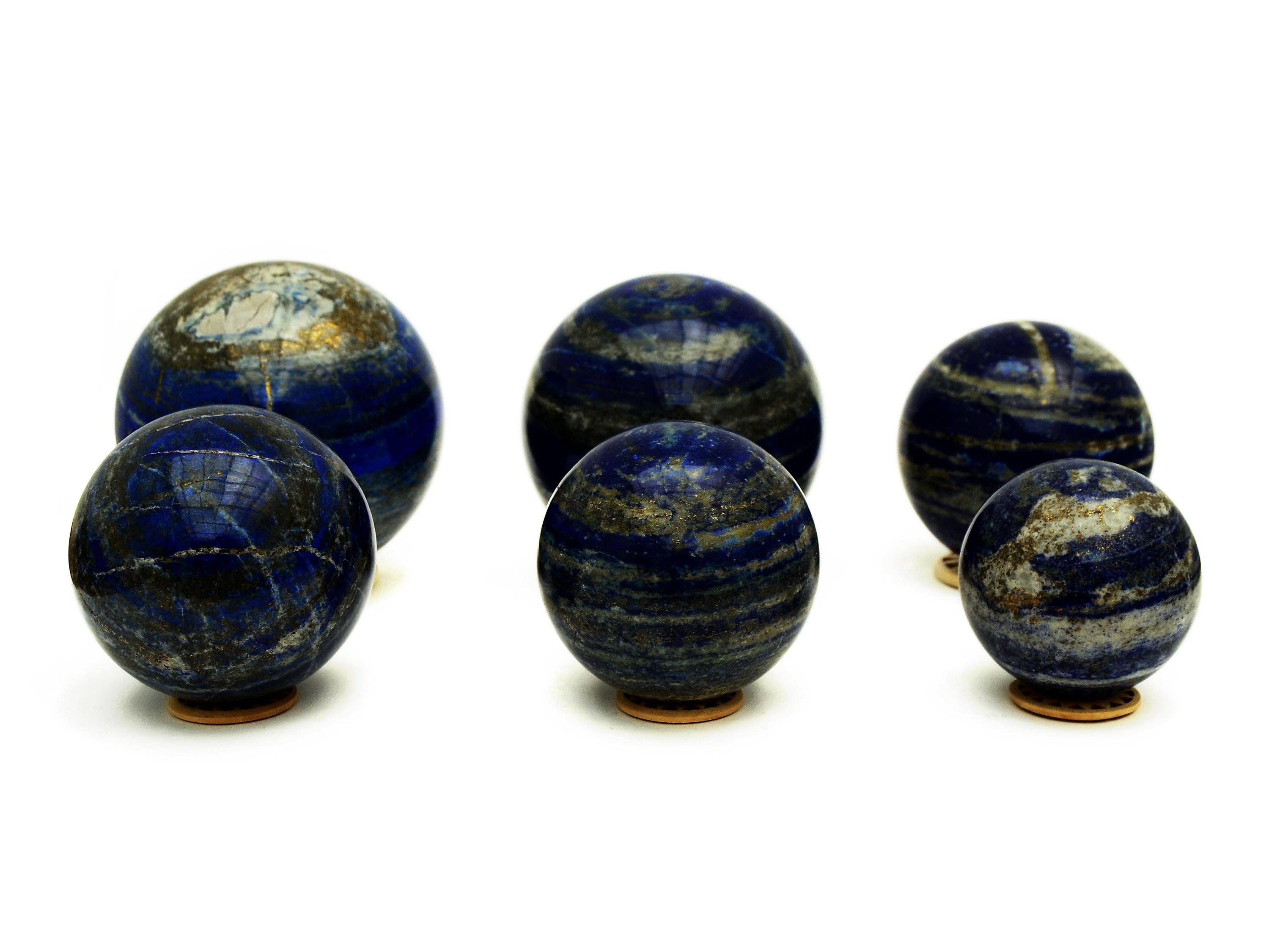 Kaia & Crystals - Wholesale Spiritual Stone/Crystal - XL Lapis Lazuli Sphere (60mm - 105mm) B Quality11