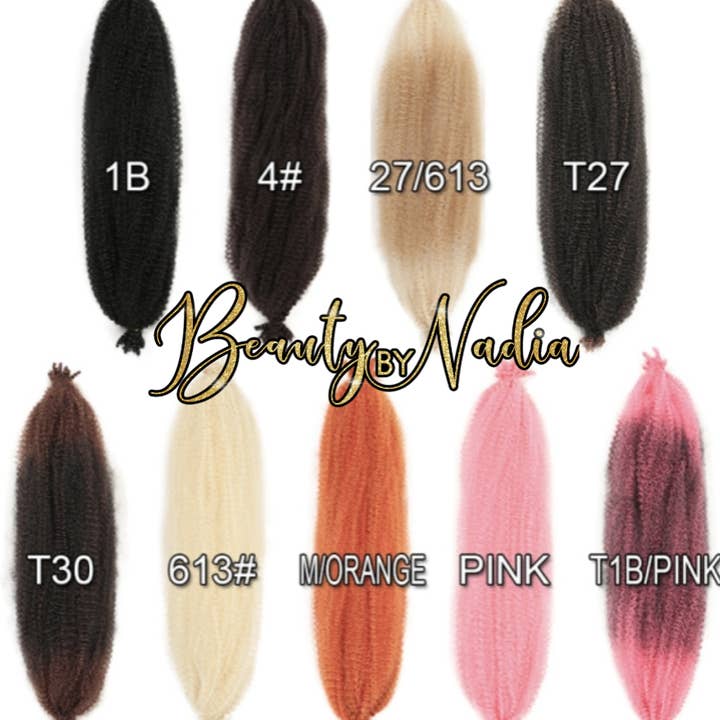 Chabinehairstore - Wholesale Haar extensions - Afro spring twists 14 inch en 24 inch