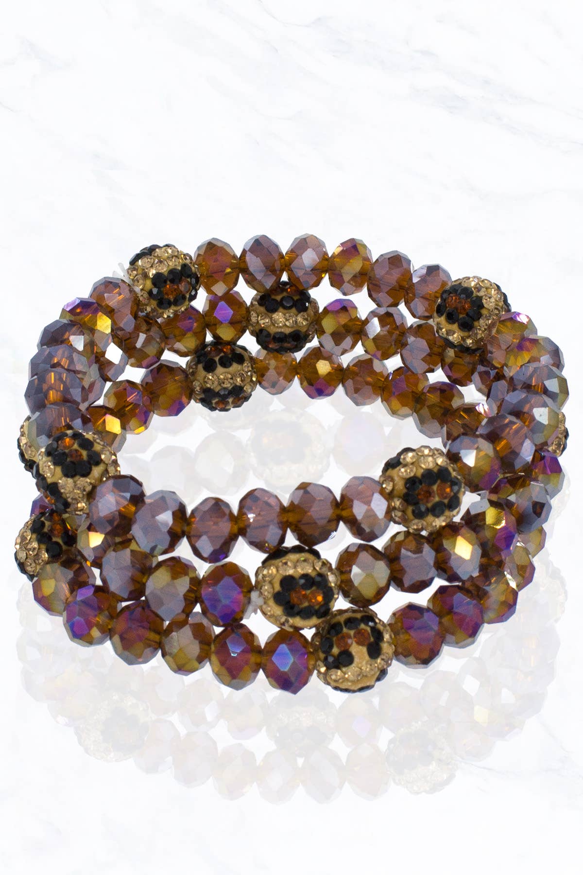 Suzie Q USA - Venta al por mayor Pulsera de cuentas - Pulsera Bola Bead & Leo Stone16