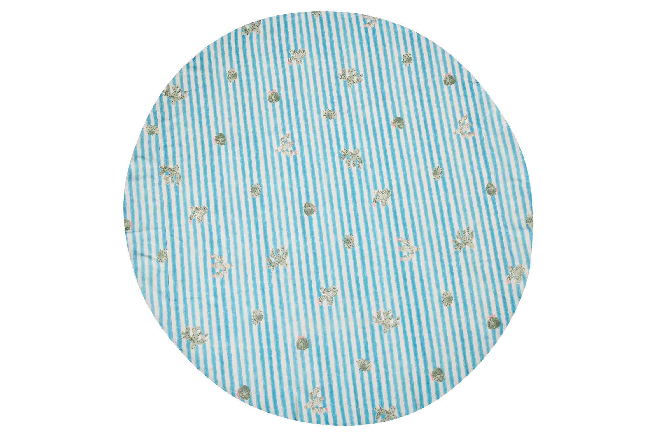 BRANCO, AZUL, VERDE MARZAMENI - TOALHA CACTUS DIÂM 145 para venda a revendedores na Faire1