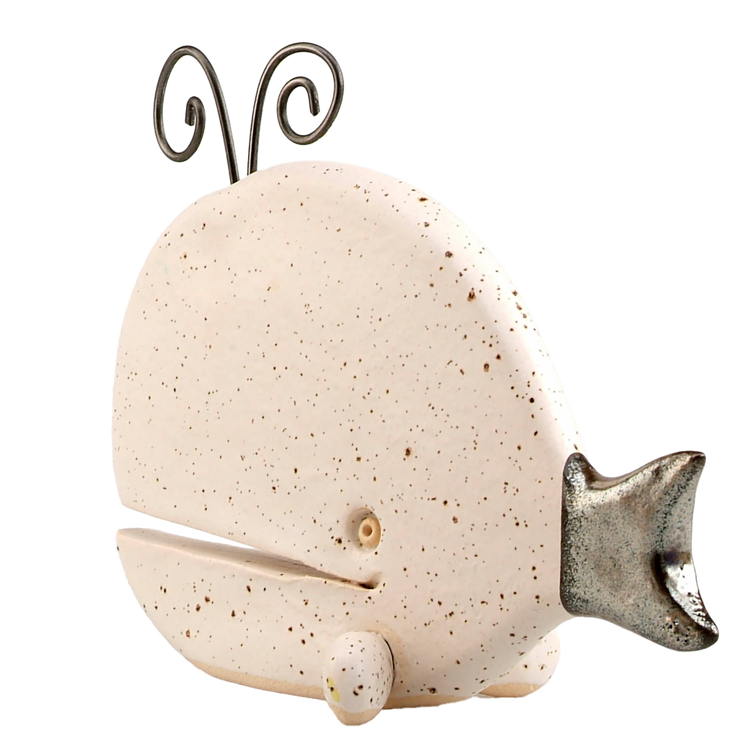 Enigma Supplies - Venta al por mayor Figura decorativa - Figura de cerámica con diseño de ballena con caño16