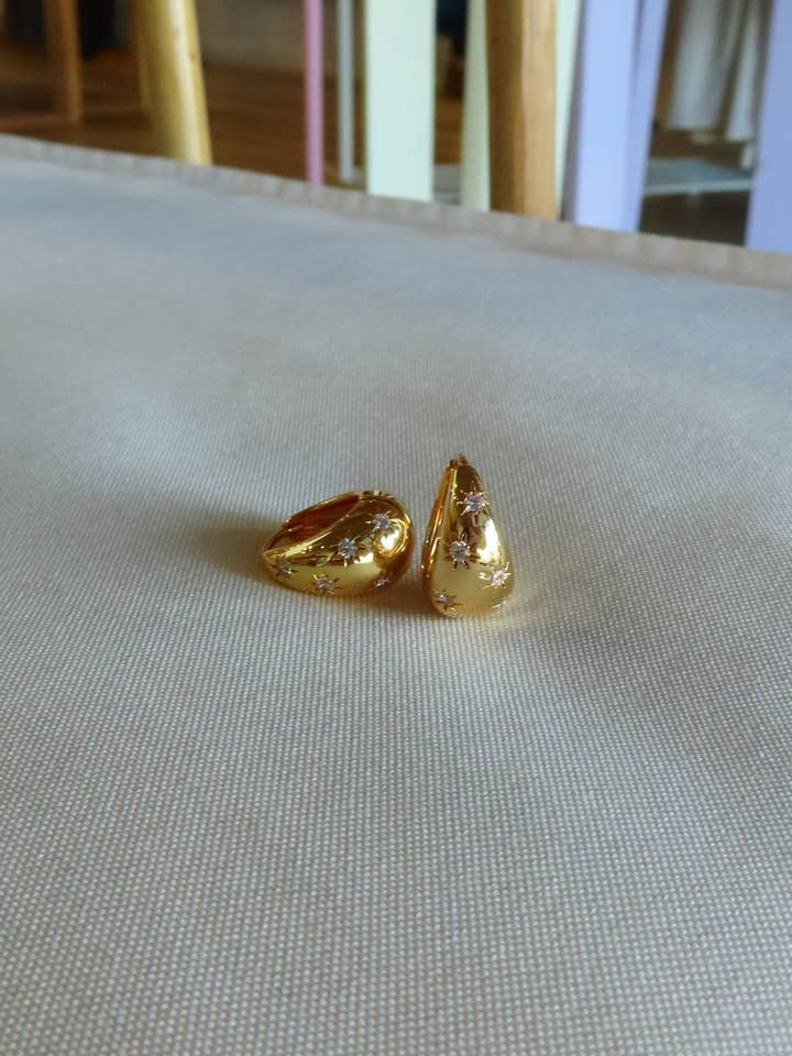 Ava Hoops by Pixelated for wholesale by Pixelated The Label