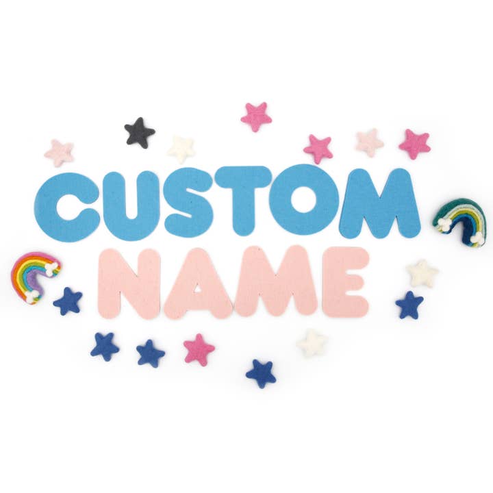 Anpassad filtbokstav - A-Ö för wholesale av The Felt Pod