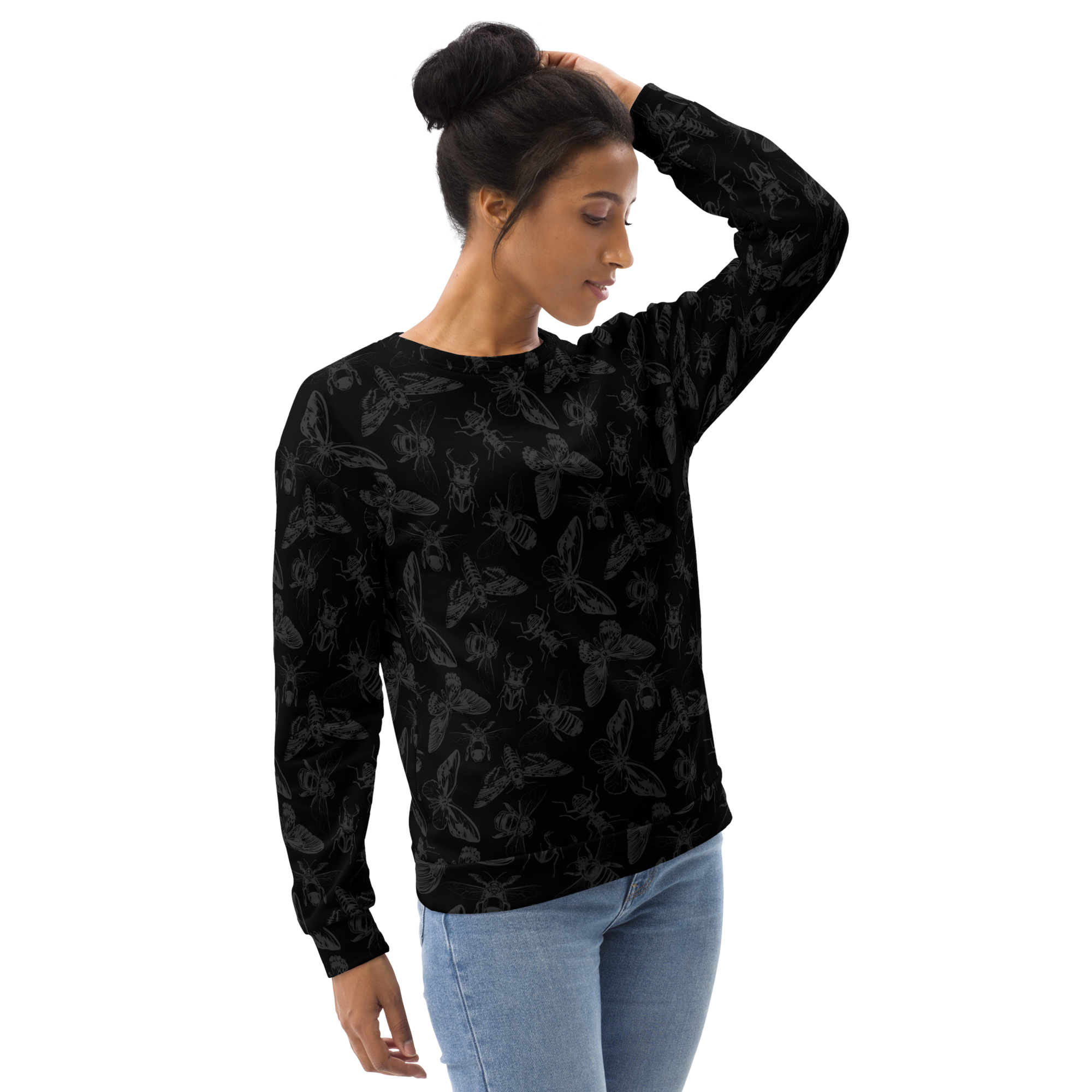 Goth Cloth Co. - Wholesale Graphic Sweatshirt - Unisex - Shadow Swarm Unisex Sweatshirt4
