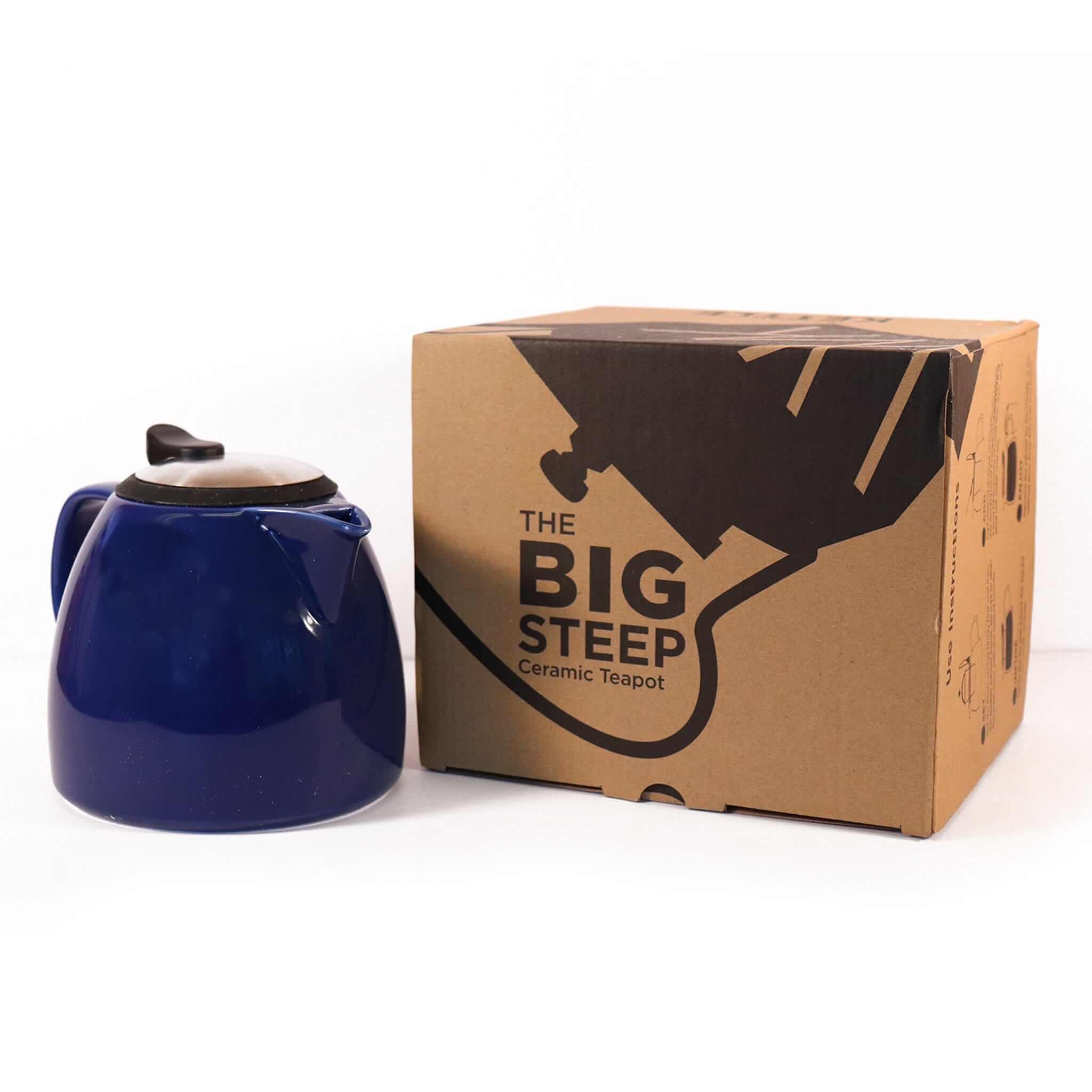 The Whistling Kettle - Wholesale Tea Pot - The Big Steep - 27 Ounces Ceramic Teapot3
