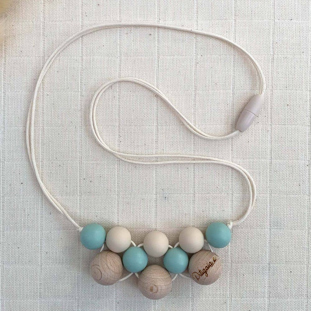 Pitigaïa - Vendita all'ingrosso Massaggiagengive (senza clip) - Neonati - Collana per Allattamento e Babywearing in Silicone e Faggio4