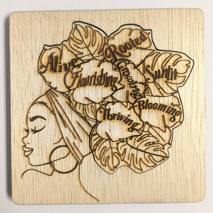 "I AM" Affirmations Puzzle - Growth Woman for wholesale by Inspired Puzzles and Gifts