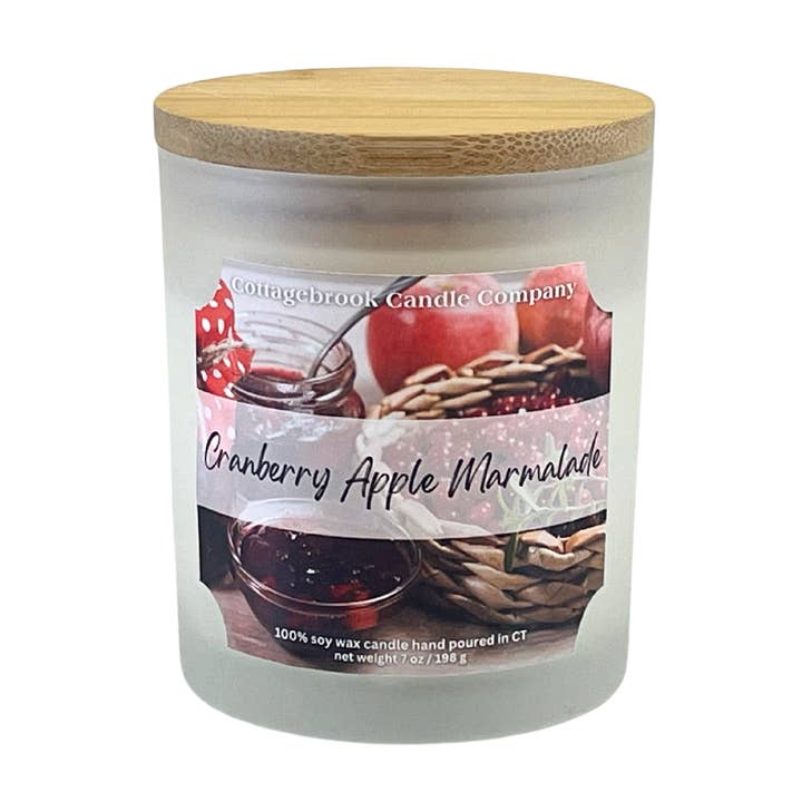 Cranberry Apple Marmalade Soy Candle for wholesale by Cottagebrook Candle Company