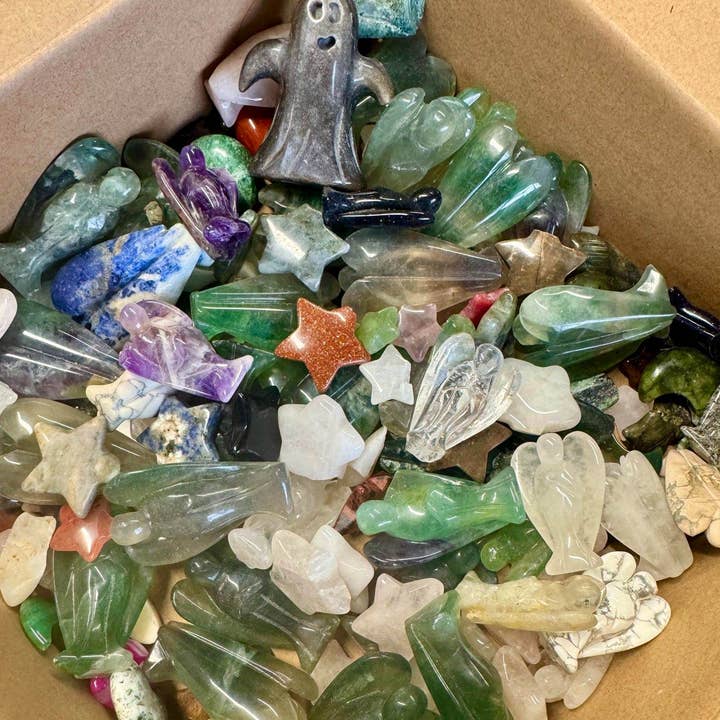 Elf Kendal Hippies - Wholesale Spiritual Stone/Crystal - wonky crystals 5 pieces Tower Moon misshaped bargain by elf1