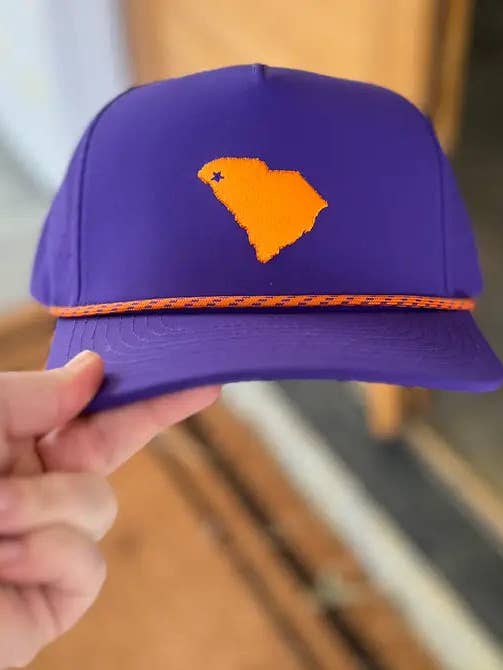 Embroidered Clemson, SC State Hat for wholesale by Happy By Rachel, LLC