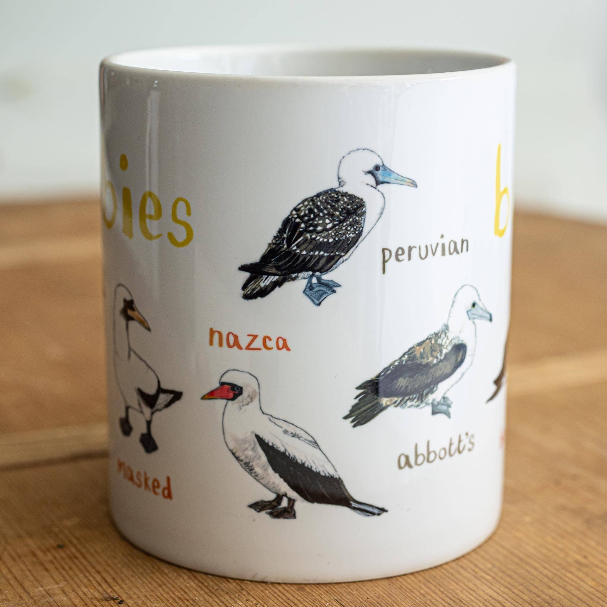 Sarah Edmonds Illustration - Vendita all'ingrosso Tazza - Tazza in ceramica Boobies Bird Pun5