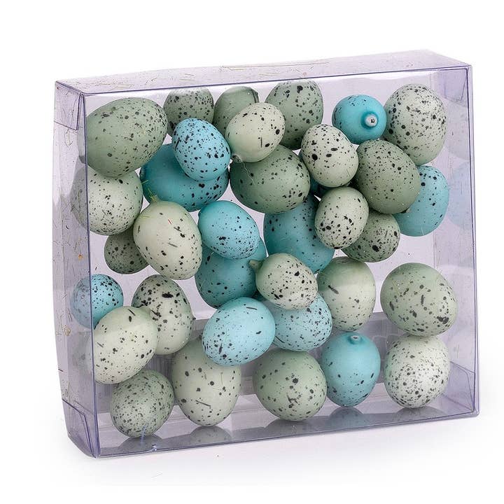 Kleine Kunstmatige Assortiment Eieren - Set van 35 voor wholesale door FlowerFantaSee