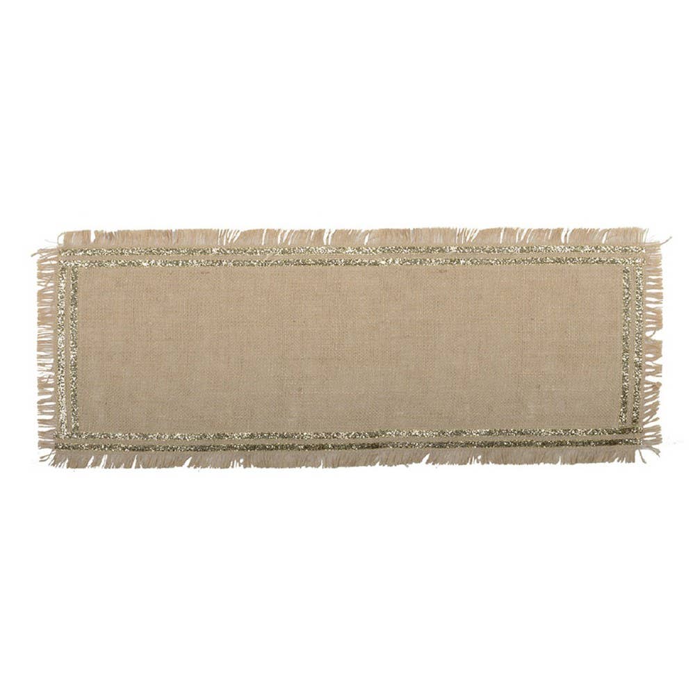 AULICA - Wholesale Table Runner - Golden jute table runner0