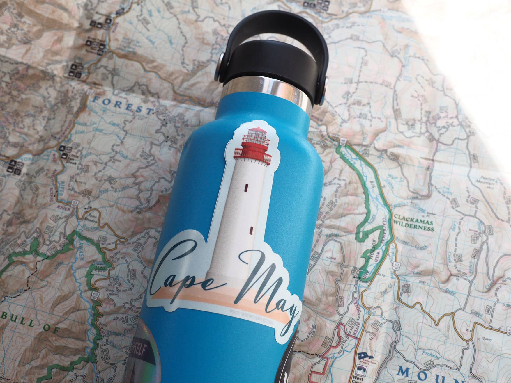 Sentinel Supply - Wholesale Sticker - Cape May NJ Sticker with Cape May Lighthouse3