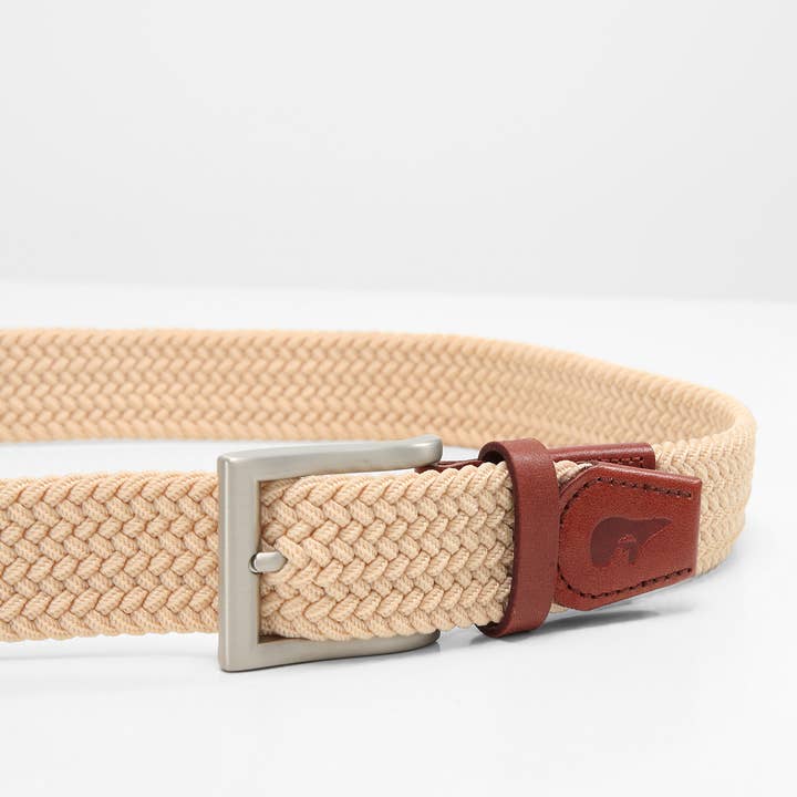 Slopes&Town - Wholesale Belt – Unisex - Recycled Elastic Braided Belt John1