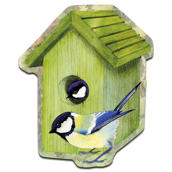 Fågelhus Die Cut Glasunderlägg för wholesale av Emma Ball Ltd