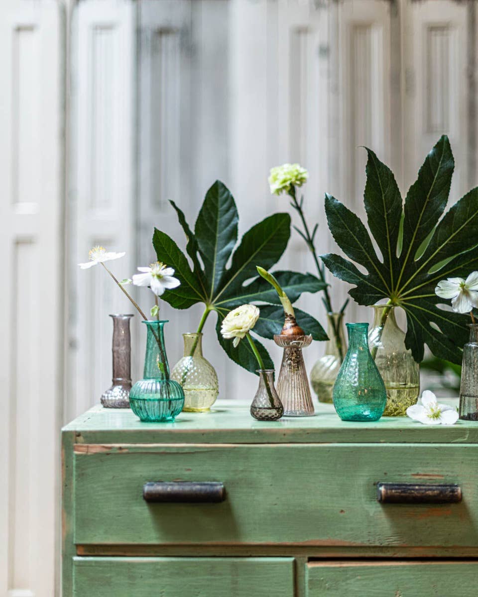 De Weldaad Authentic Interior – wholesale Decorating tool – Hyacinth vase clear S WEL0303