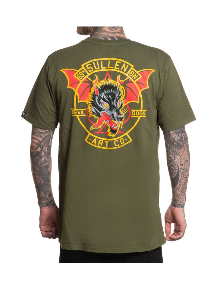Sullen Clothing - Wholesale Screen Printed T-Shirt - Men's - Devil Dogs Premium