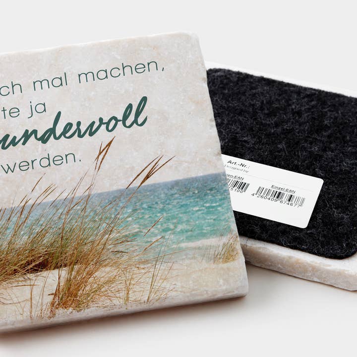 Gespänsterwald - Wholesale Coasters - Marble coaster "Just do it"2