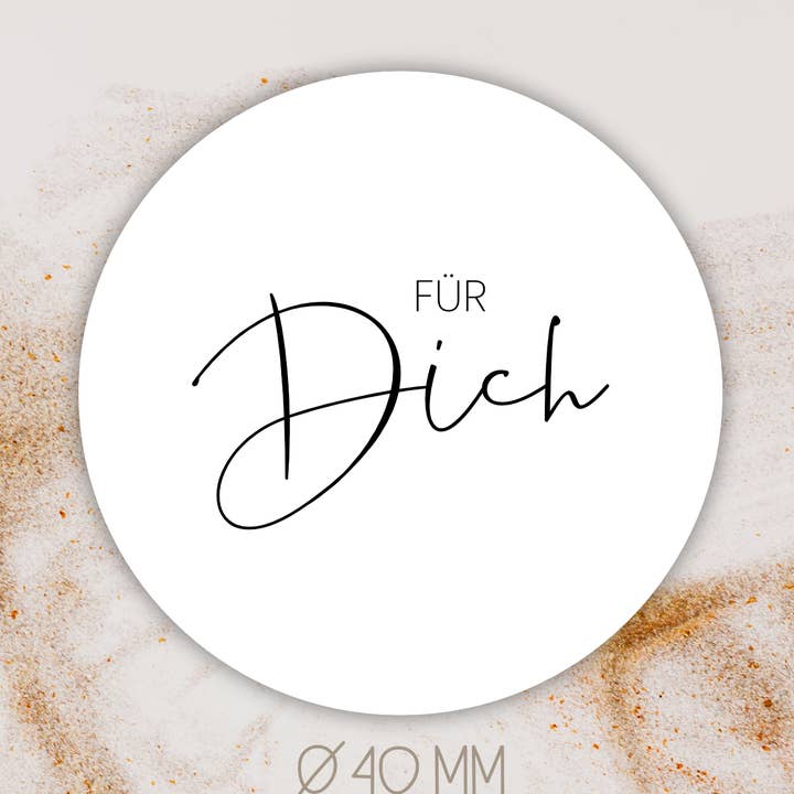 Voor jou - diameter 4 cm voor wholesale door mb handmade