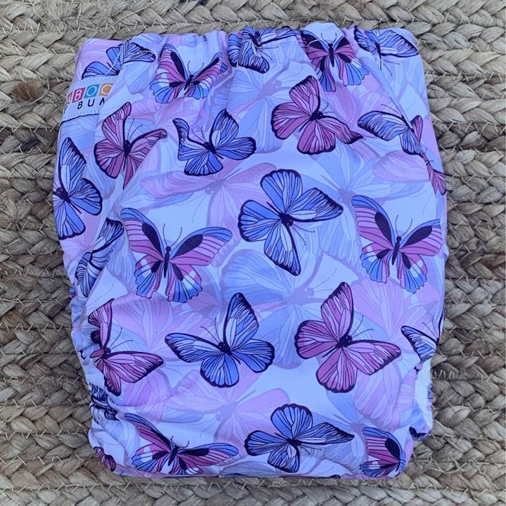Pañal Butterflies 2.0 de tela de bambú para venta al por mayor de Bamboo Baby Bum