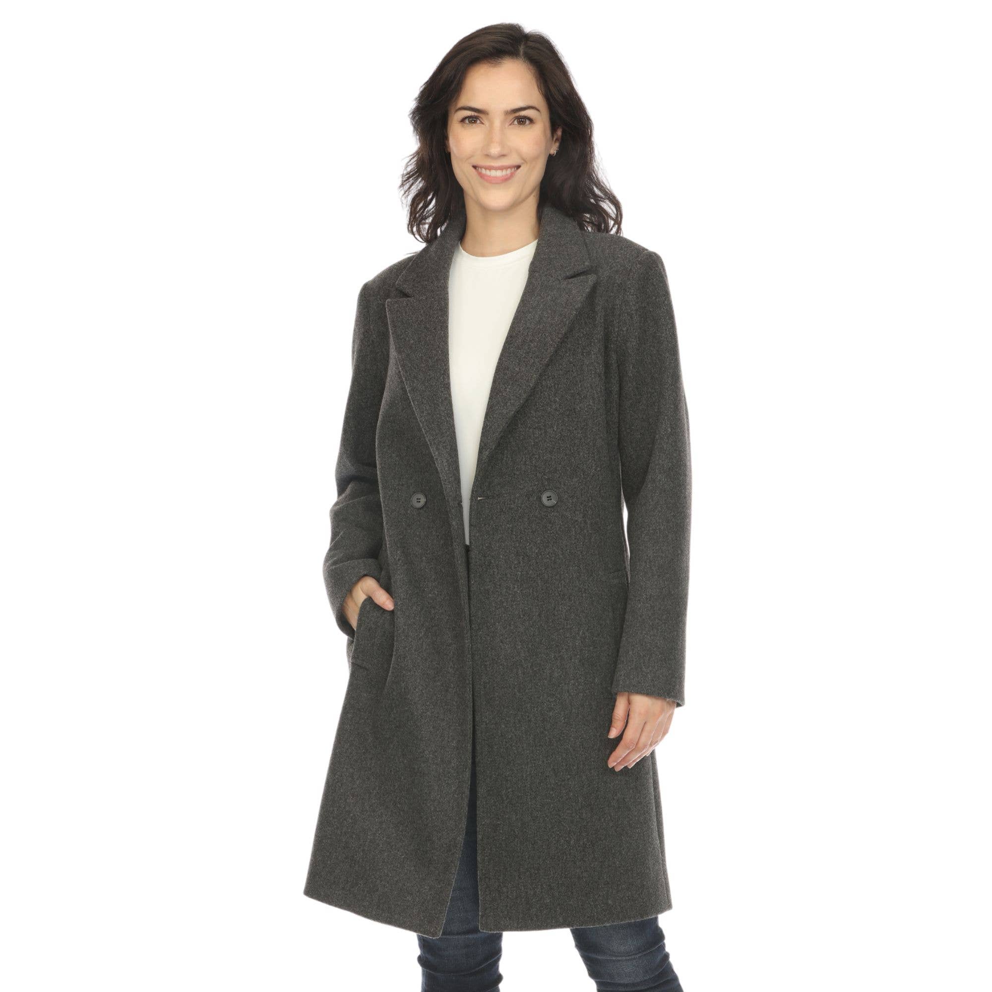 WHITE MARK - Vente Manteau – femme - Manteau Walker classique pour femmes36
