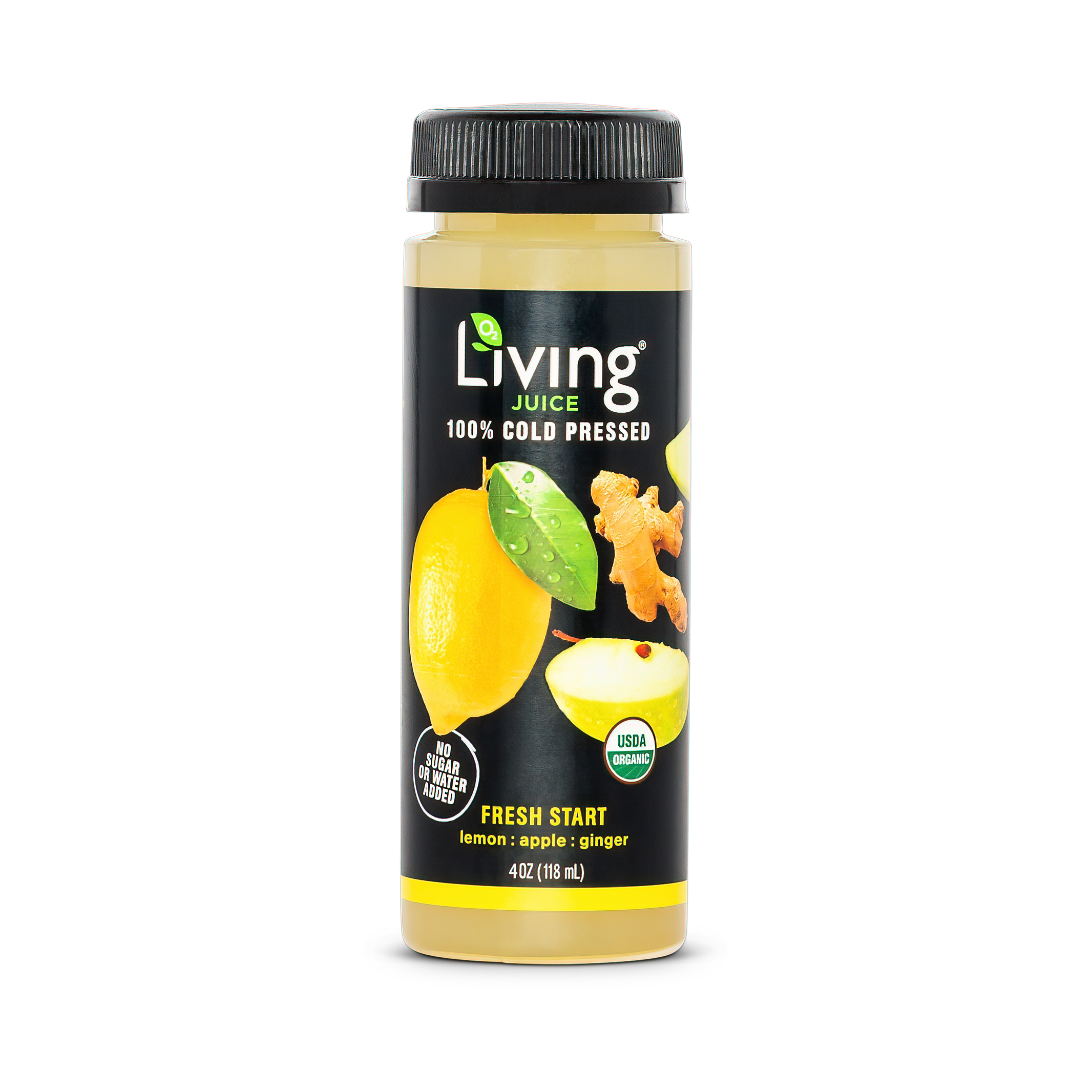 Living Juice - Wholesale Fruit Juice - Living Juice Fresh Start Mini - Organic 4oz Pressed Juice1