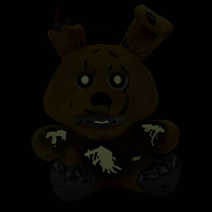 Bioworld Merchandising - Wholesale Backpack - Unisex - Five Nights at Freddy’s Springtrap Plush Mini Backpack with Glow-in-the-Dark Details5