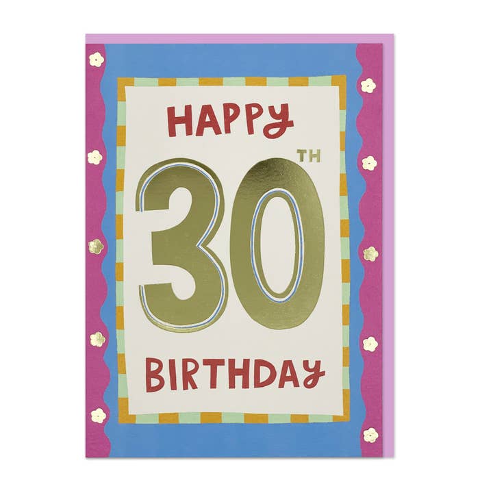 Happy 30th Birthday (DYD13) for wholesale by Raspberry Blossom