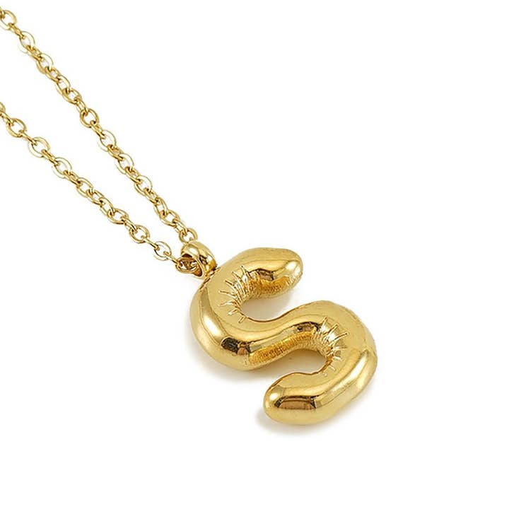 Embellish Your Life - Wholesale Pendant/Charm Necklace - Balloon Initial Necklace14