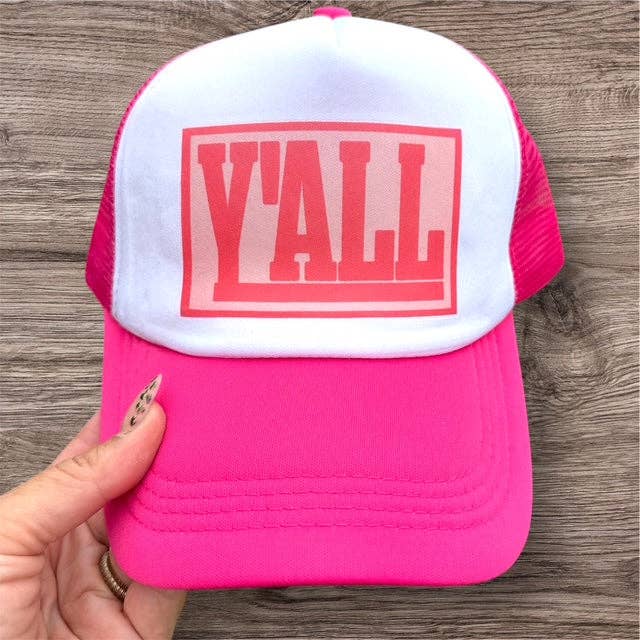Truckerhat - "YALL" for engroshandel hos Nauti Noggins