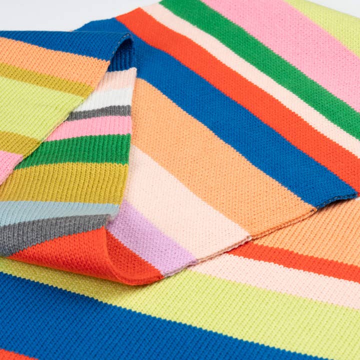 VERLOOP | knits - Wholesale Scarf - Unisex - Multi Stripe Big Scarf4