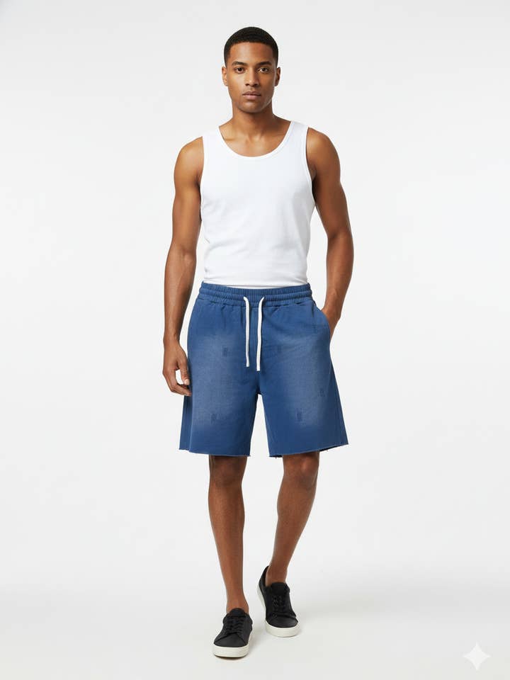 French Terry Cotton Shorts – Breathable Comfort Fit for wholesale by TJ Clothing NY