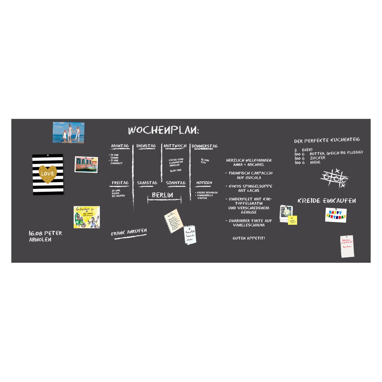 Queence - Wholesale Magnet Board - Magnetic blackboard film - grey5