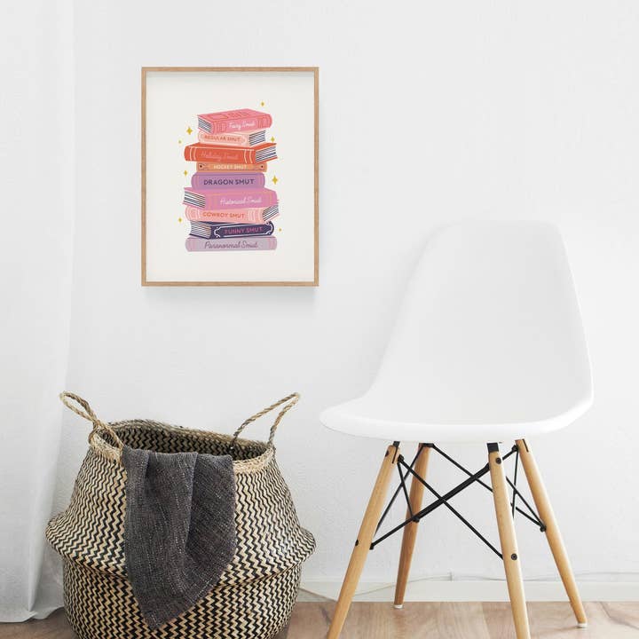 Easyhand Goods – formerly Onderkast - Wholesale Art Print - Smut Book Stack Art Print2