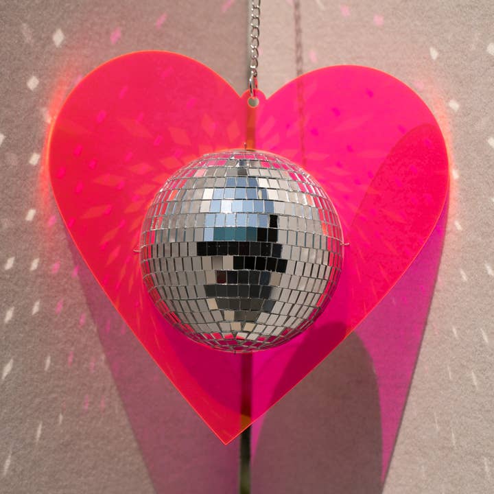 LARGE Disco Heart for wholesale by Tiny Deer Studio
