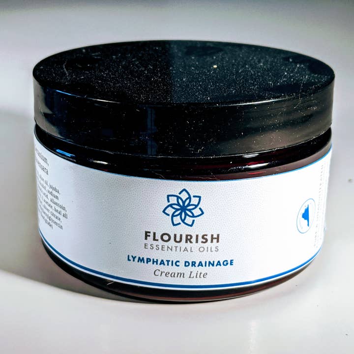 Lymphatic Drainage Cream Lite 4 Oz. for wholesale by Flourish Essential Oils