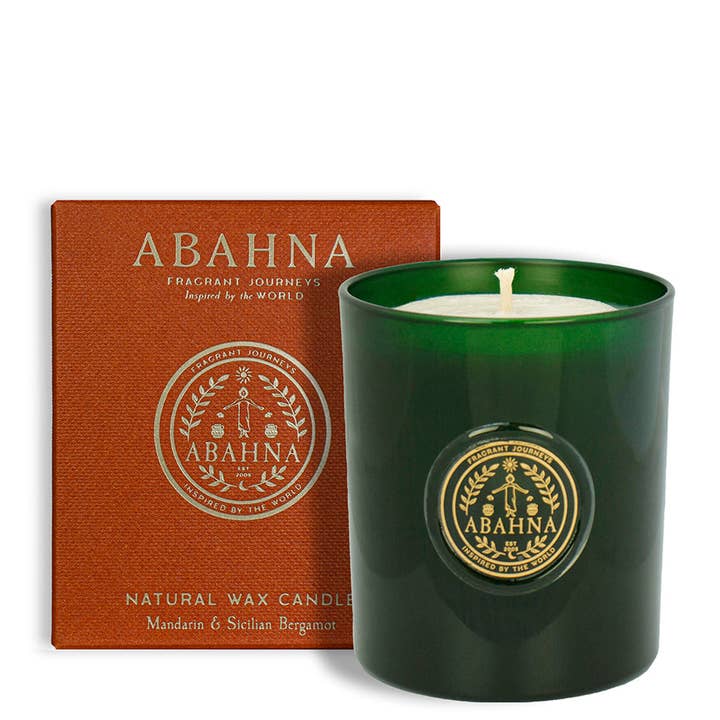 Naturligt vaxljus - Mandarin & Siciliansk Bergamott för wholesale av Abahna