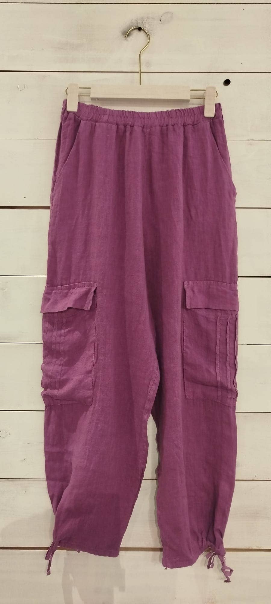 Linos y Textiles - Wholesale Pants - Women's - REF: 6443 100% linen trousers4