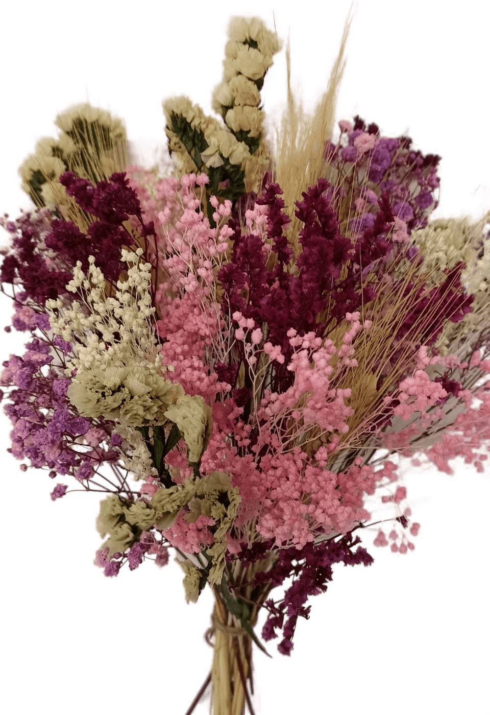 Concari.flores Preservadas – wholesale Torkade/pressade blommor – MEDELSTOR BUKETTBUKETT MED TORKADE OCH KONSERVERADE BLOMMOR OCH GRÖNA1