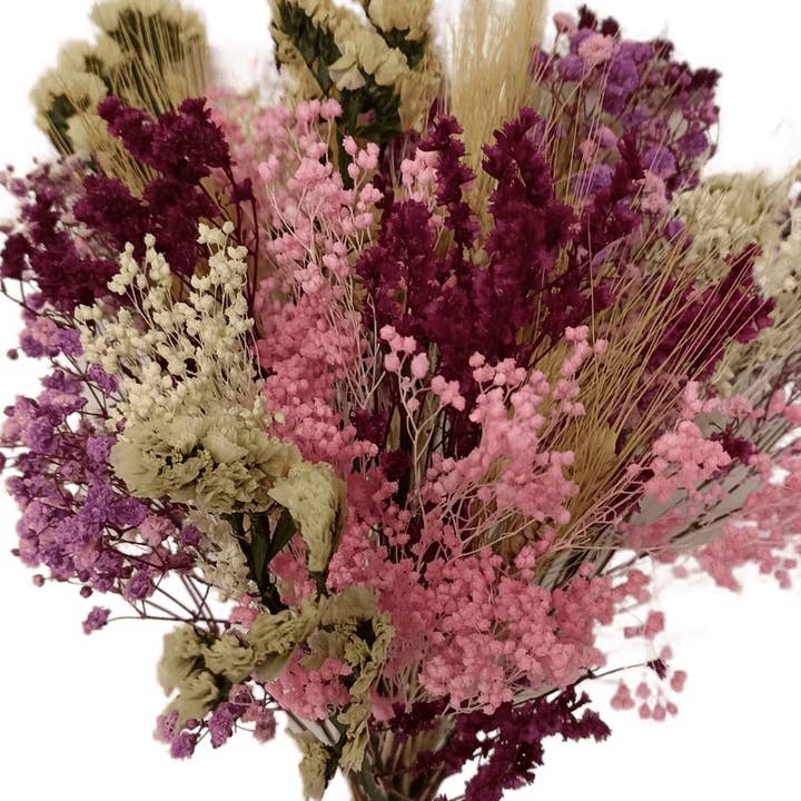 Concari.flores Preservadas - Wholesale Dried/Pressed Flowers - MEDIUM BOUQUET BOUQUET WITH DRIED AND PRESERVED FLOWERS AND GREENS1