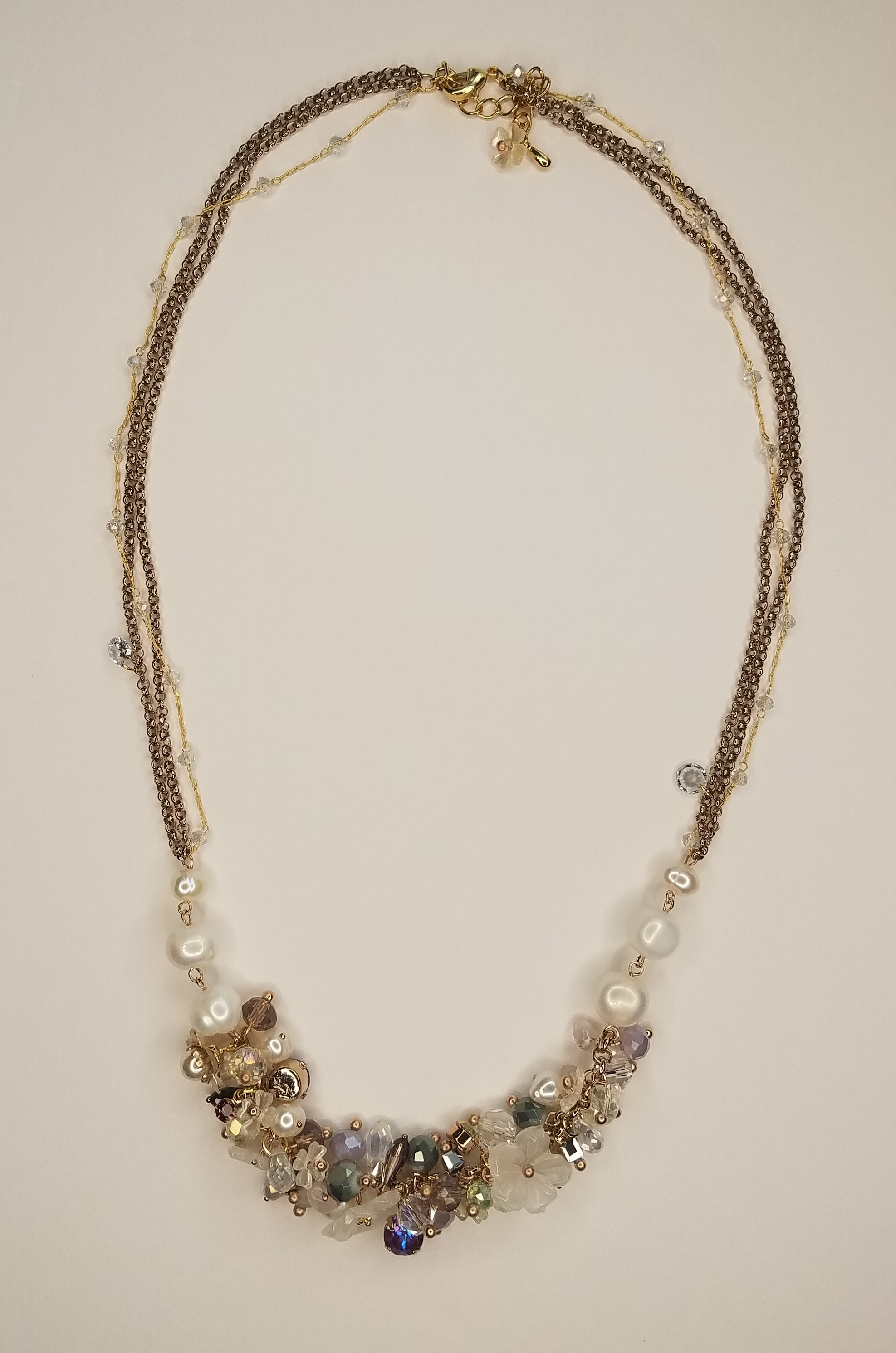 BETTYOH INC - Wholesale Beaded/Pearl Necklace - Handmade Floral Delicately Crafted Pearl Necklace15