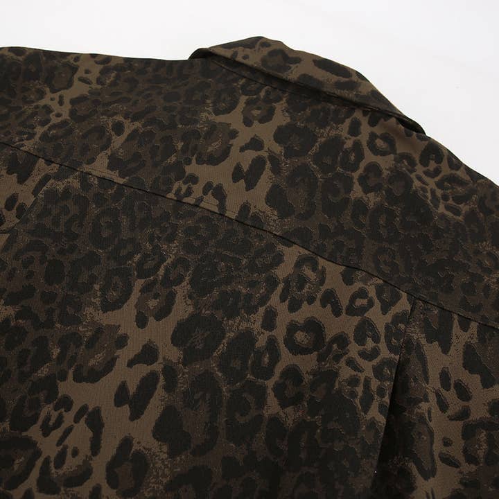 Marayn - Venta al por mayor Chaqueta - Mujer - Chaqueta versátil de estilo británico con estampado de leopardo retro para otoño14