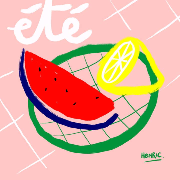 Tirage Fine Art - "Été" - J-P Henric pour la vente par Atelier Contemporain