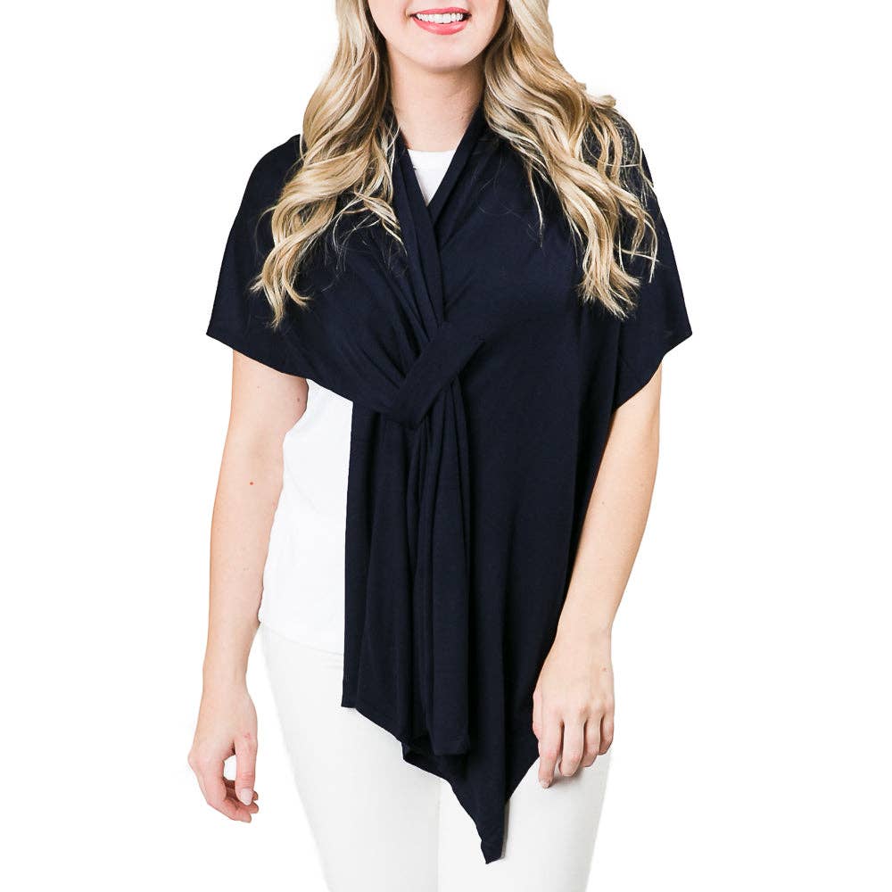 Top It Off - Wholesale Wrap - Women's - Kaylie Keyhole Wrap - One Size Chic Classic - Winter 202519